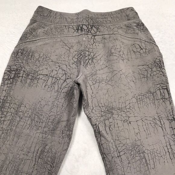 LULULEMON Warm Down Jogger Women 8(30x28) Gray Crackle Finish LW5DMXS Drawstring - Picture 6 of 14